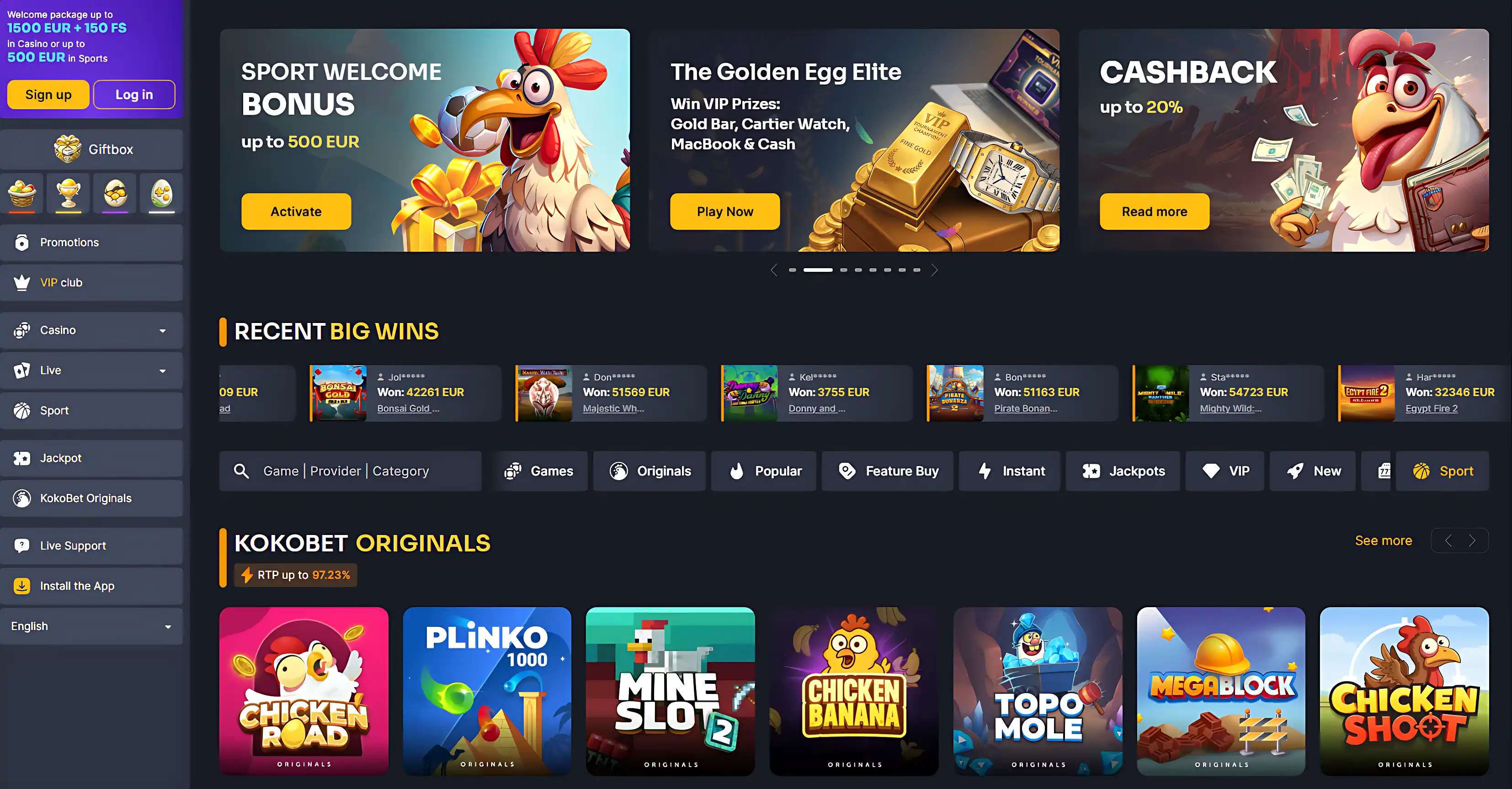 Kokobet Casino – Online casino voor Nederlandse spelers image 1